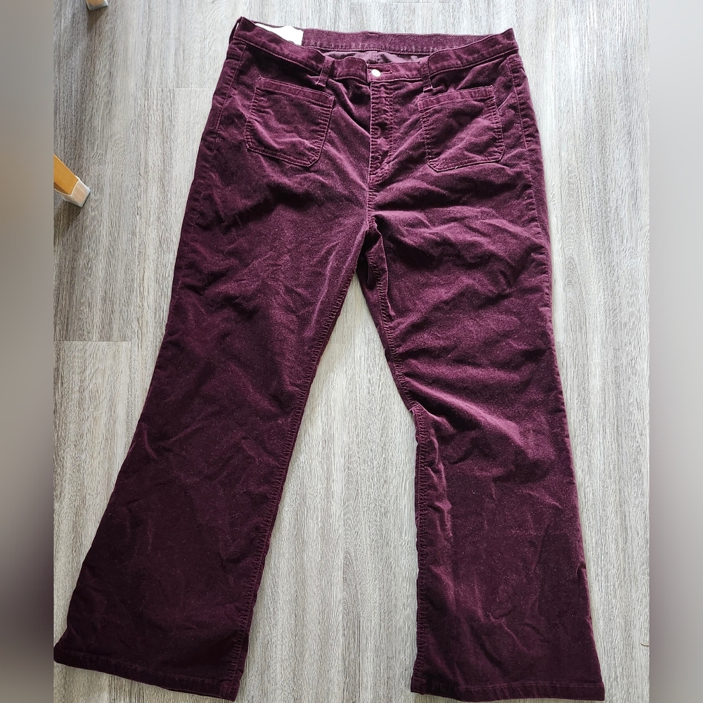 Gap Size 35 High Rise Corduroy '70s Flare Jeans